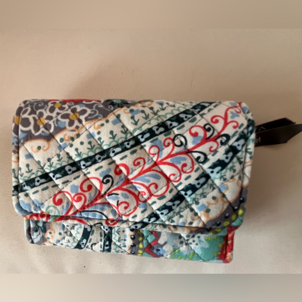 Vera Bradley Citrus Paisley RFID Wallet